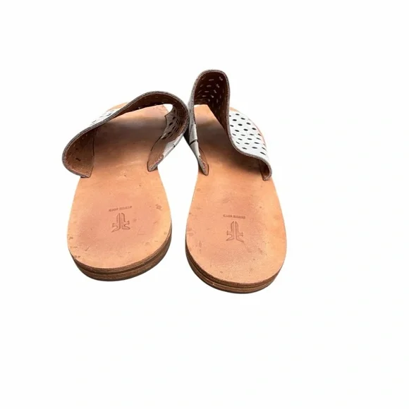 Frye Gray Perforated Leather Sandals size 11 - Picture 8 of 10